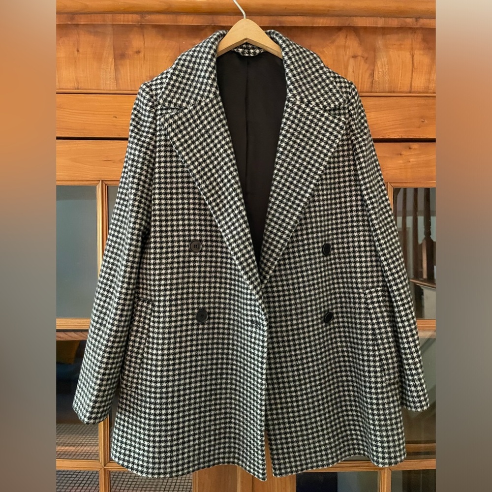 & Other Stories Houndstooth Overcoat